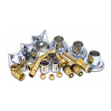 Main product image of Crane-Repcal 3-Handle Shower/Tub Rebuild Kit