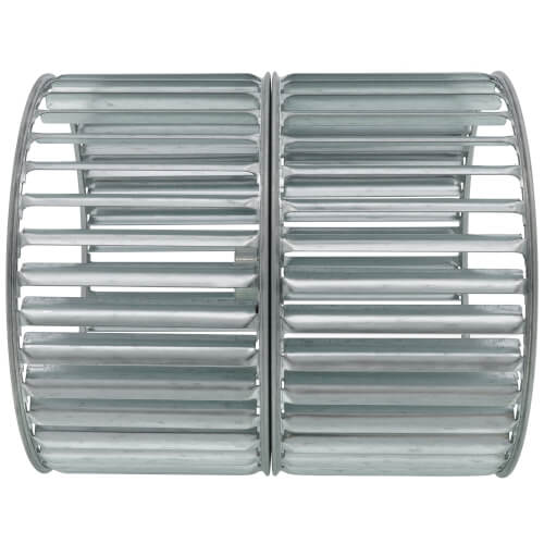 Main product image of Double Inlet Blower Wheel w/ Tab Lock (6-5/16" Diameter, 1/2" Bore, CW)