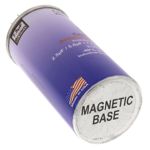 Main product image of 20 MFD RESCUE Round Multi Capacitor (440/370V)