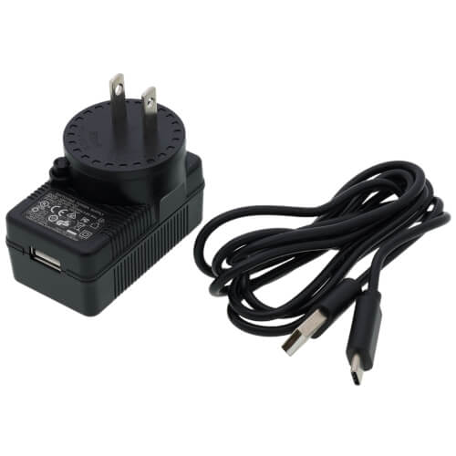 Main product image of RCA3, AC Charger and USB-C Cable for DR58 and DR82 Infrared Refrigerant Leak Detectors