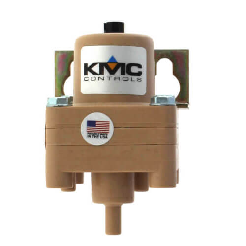 Bias Adjustment Reversing Pneumatic Relay with Mounting Bracket (8 PSI Calibration)