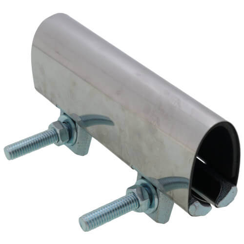 1-1/4" x 6" Stainless Steel Pipe Repair Clamp