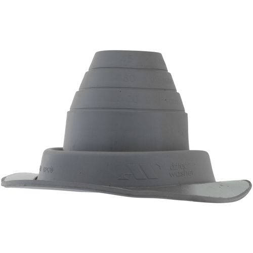 Main product image of 1-1/4" to 3" Round Universal Master Flash for Metal Roofs, Model #2 (Dark Gray EPDM)