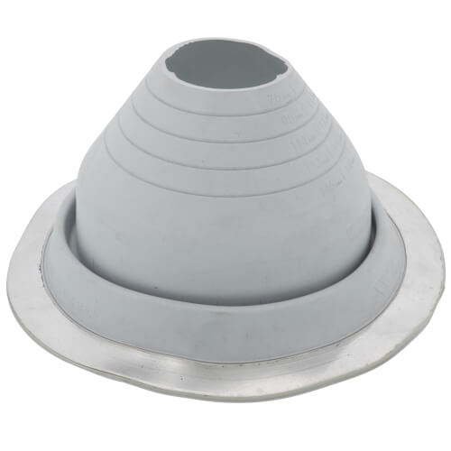 Main product image of 2-1/4" to 6-1/4" Round Universal Master Flash for Metal Roofs, Model #4 (Gray EPDM)