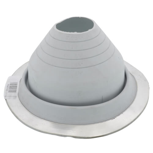 Main product image of 2-1/4" to 6-1/4" Round Universal Master Flash for Metal Roofs, Model #4 (Gray EPDM)