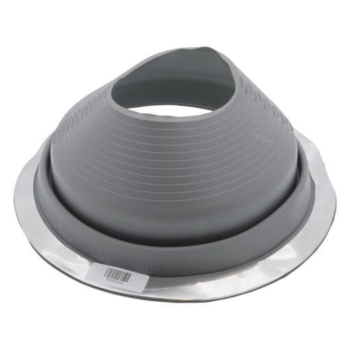 Main product image of 7" to 13" Round Universal Master Flash for Metal Roofs, Model #8 (Gray High Temperature Silicone)