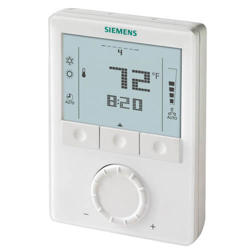 Wall-mounted Programmable Thermostat Fan Coil Unit, 3-Speed/ECM Fan (24V)