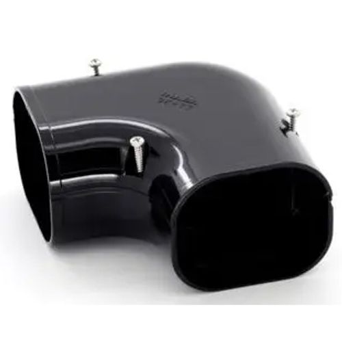 Main product image of 5.5" 90-Degree Slimduct Flat Elbow (Black)