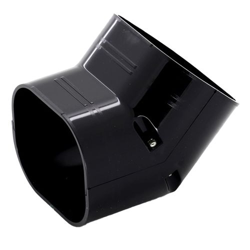 Main product image of 3.75" 90-Degree Slimduct Vertical Elbow (Black)