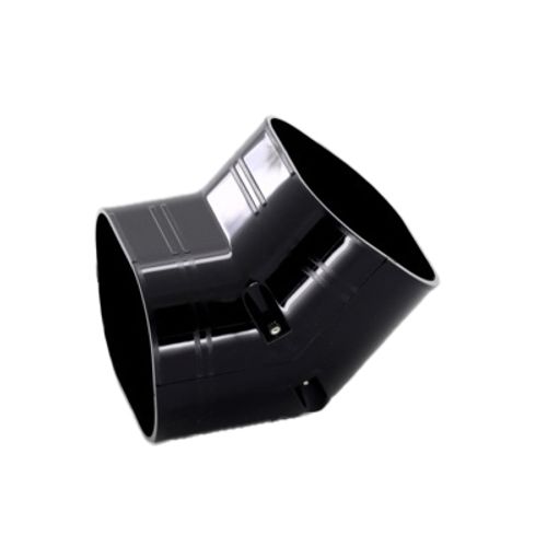 Main product image of 3.75" 45-Degree Slimduct Vertical Elbow (Black)