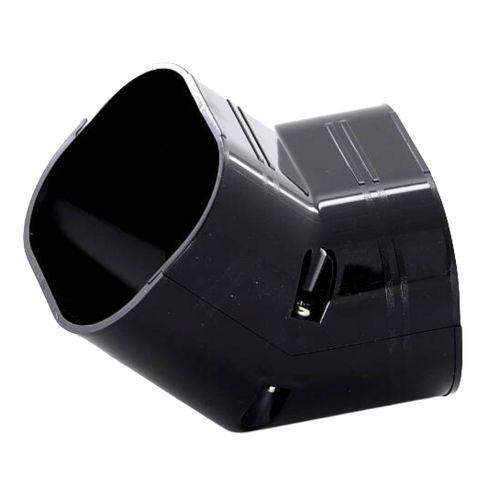 Main product image of 2.75" 45-Degree Slimduct Vertical Elbow (Black)