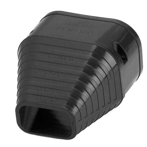 Main product image of 3.75" Slimduct End Fitting (Black)