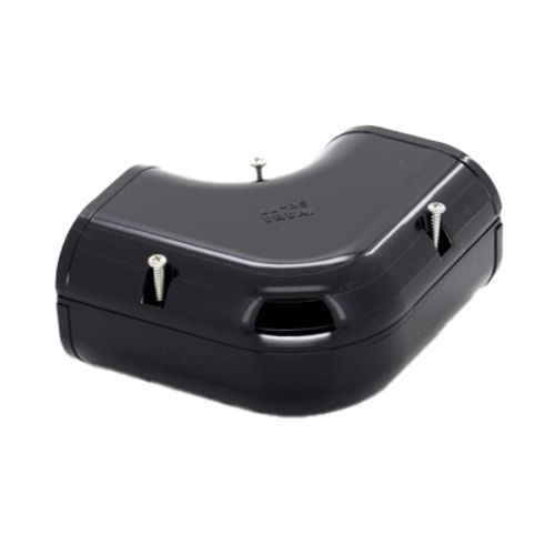 Main product image of 3.75" 90-Degree Slimduct Flat Elbow (Black)