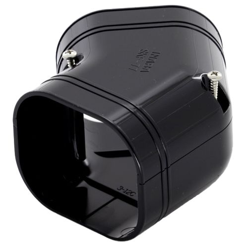 Main product image of 3.75" 45-Degree Slimduct Flat Elbow (Black)