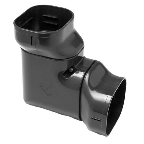 Main product image of 2.75" Slimduct Twist Elbow (Black)