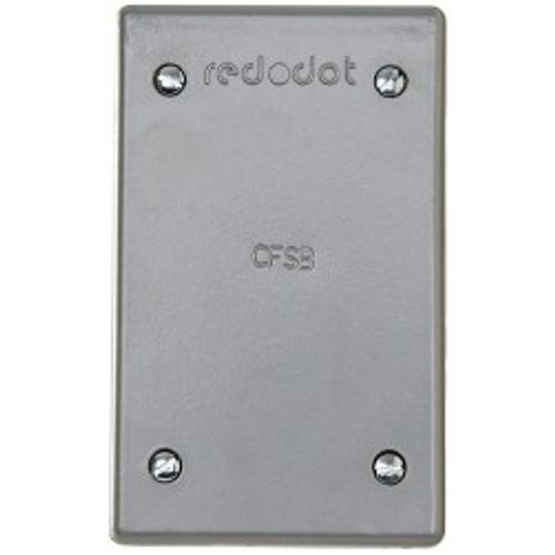Main product image of 1 Gang Device Box Cover, Die Cast Aluminum, Blank, Box Mount, CFSB