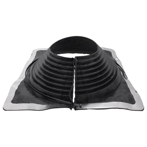 Main product image of 9-1/2" to 17" Square Standard Retrofit Master Flash for Metal Roofs, Model #3 (Black EPDM)