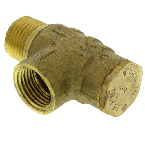 Main product image of 1/2" Brass Relief Valve (75 PSI) Non-Adjustable (Lead Free)