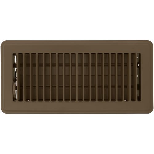 Main product image of 4" x 10" (Wall Opening Size) Floor Diffuser (Brown)