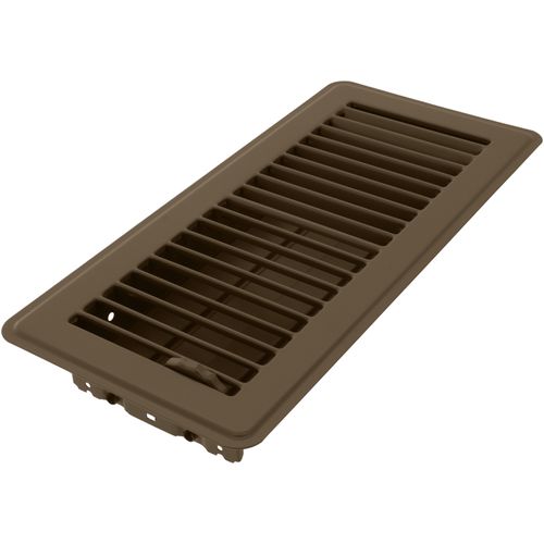 Main product image of 4" x 10" (Wall Opening Size) Floor Diffuser (Brown)