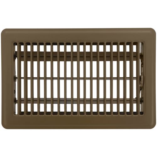 Main product image of 6" x 10" (Wall Opening Size) Floor Diffuser (Brown)
