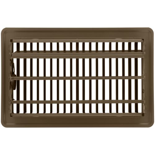 Main product image of 6" x 10" (Wall Opening Size) Floor Diffuser (Brown)