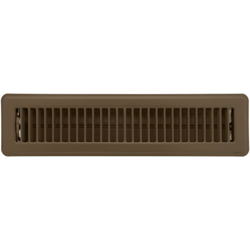 Main product image of 2" x 14" (Wall Opening Size) Floor Diffuser (Brown)