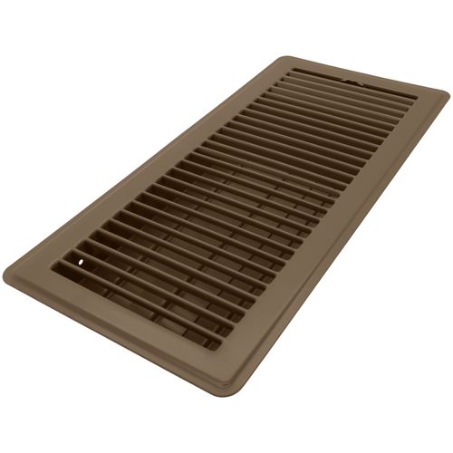 Main product image of 6" x 14" (Wall Opening Size) Floor Diffuser (Brown)