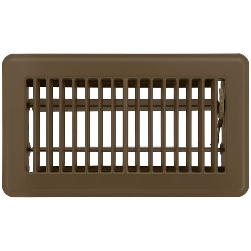 Main product image of 4" x 8" (Wall Opening Size) Floor Diffuser (Brown)