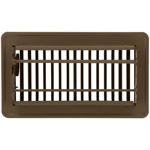 Main product image of 4" x 8" (Wall Opening Size) Floor Diffuser (Brown)