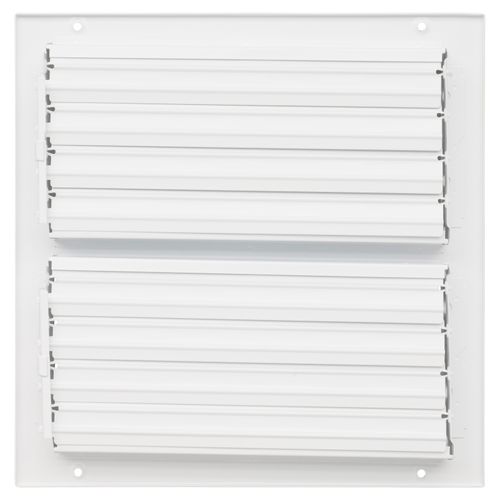 Main product image of 10" x 10" (Wall Opening Size) Sidewall/Ceiling Register w/ 1/3" Fin Spacing (White)