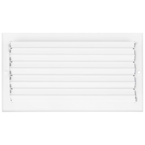 Main product image of 10" x 5" (Wall Opening Size) Sidewall/Ceiling Register w/ 1/3" Fin Spacing (White)