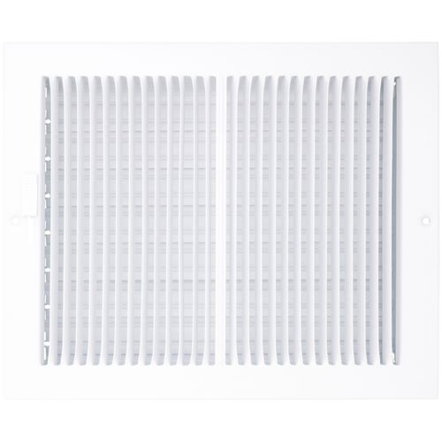 Main product image of 10" x 8" (Wall Opening Size) Sidewall/Ceiling Register w/ 1/3" Fin Spacing (White)