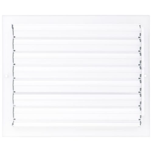 Main product image of 10" x 8" (Wall Opening Size) Sidewall/Ceiling Register w/ 1/3" Fin Spacing (White)