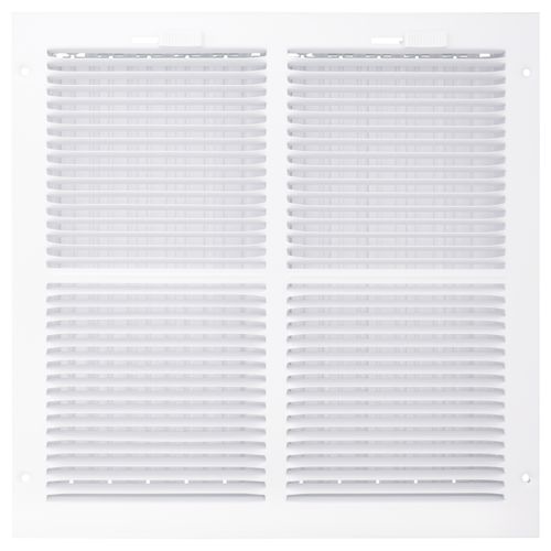 Main product image of 12" x 12" (Wall Opening Size) Sidewall/Ceiling Register w/ 1/3" Fin Spacing (White)