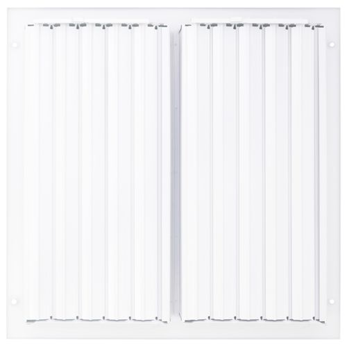 Main product image of 12" x 12" (Wall Opening Size) Sidewall/Ceiling Register w/ 1/3" Fin Spacing (White)