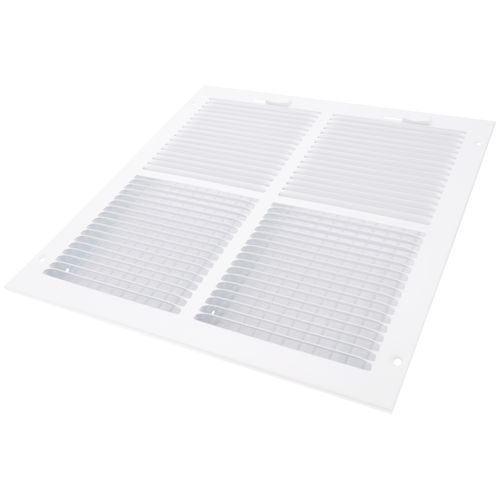 Main product image of 12" x 12" (Wall Opening Size) Sidewall/Ceiling Register w/ 1/3" Fin Spacing (White)