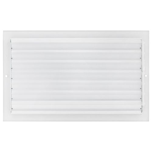 Main product image of 14" x 8" (Wall Opening Size) Sidewall/Ceiling Register w/ 1/3" Fin Spacing (White)