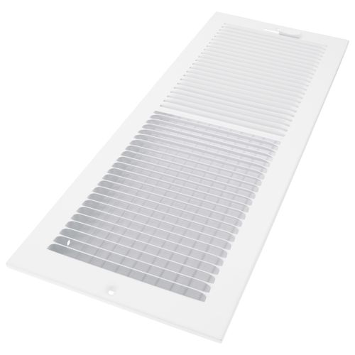Main product image of 16" x 6" (Wall Opening Size) Sidewall/Ceiling Register w/ 1/3" Fin Spacing (White)