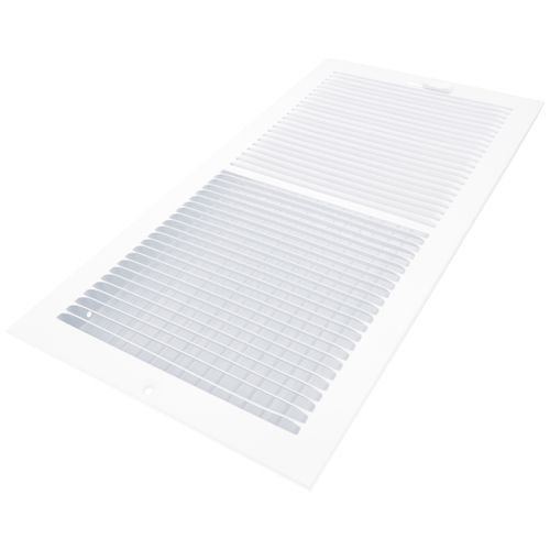 Main product image of 16" x 8" (Wall Opening Size) Sidewall/Ceiling Register w/ 1/3" Fin Spacing (White)