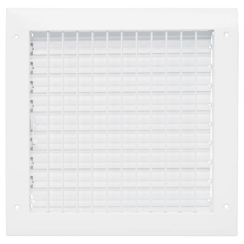 Main product image of 10" x 10" (Wall Opening Size) Aluminum Sidewall/Ceiling Register (White)