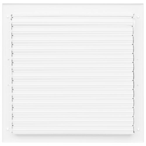 Main product image of 14" x 14" (Wall Opening Size) Aluminum Sidewall/Ceiling Register (White)