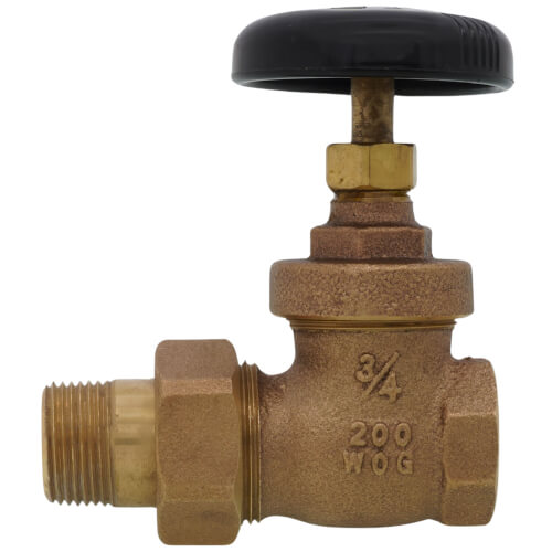 3/4" (FIP x Male Union) Steam Radiator Gate Valve