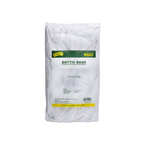 Main product image of 2 lb Bag New Knit Rags (White)