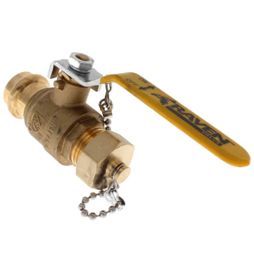 Main product image of 3/4" Press x Hose Ball Valve w/ Cap
