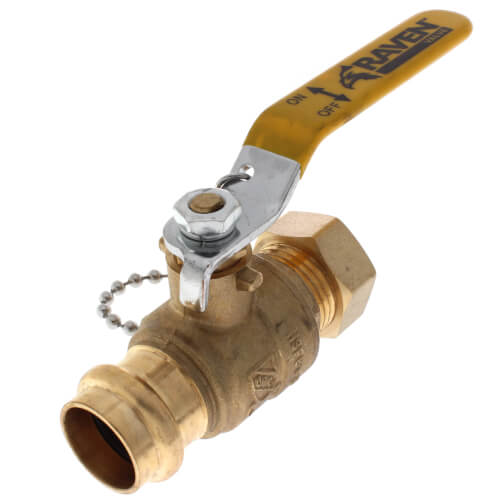 Main product image of 3/4" Press x Hose Ball Valve w/ Cap