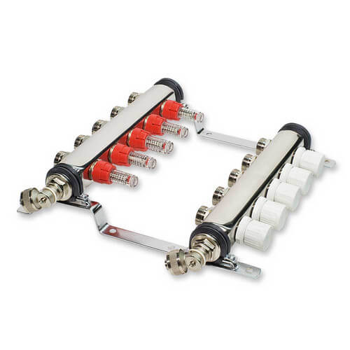 Main product image of 5 Loop Stainless Steel Manifold Package - 1/2" PEX-AL-PEX