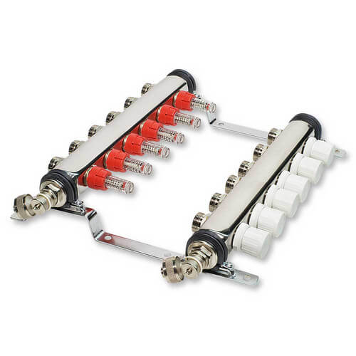 Main product image of 6 Loop Stainless Steel Manifold Package (1/2" PEX)