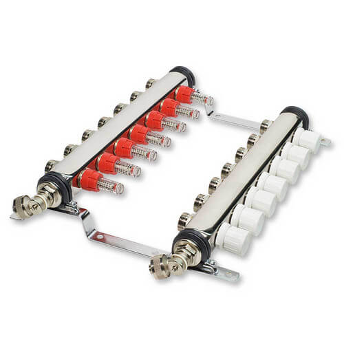 Main product image of 7 Loop Stainless Steel Manifold Package - 1/2" PEX-AL-PEX