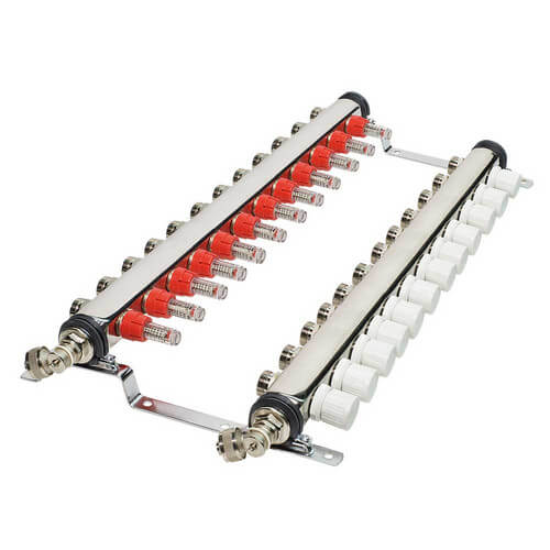 Main product image of 12 Loop Stainless Steel Manifold Package (1/2" PEX)